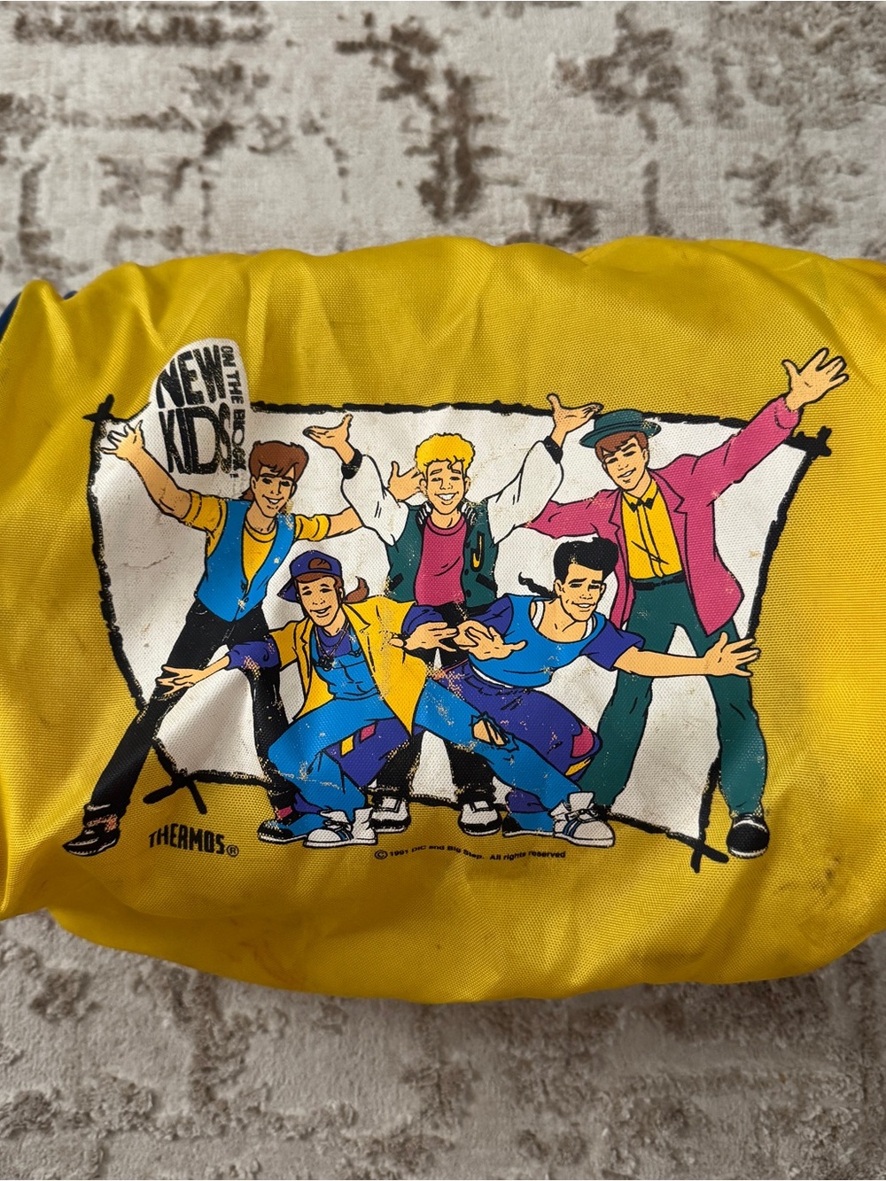 Vintage 1991 Thermos New Kids On The Block Duffle Bag